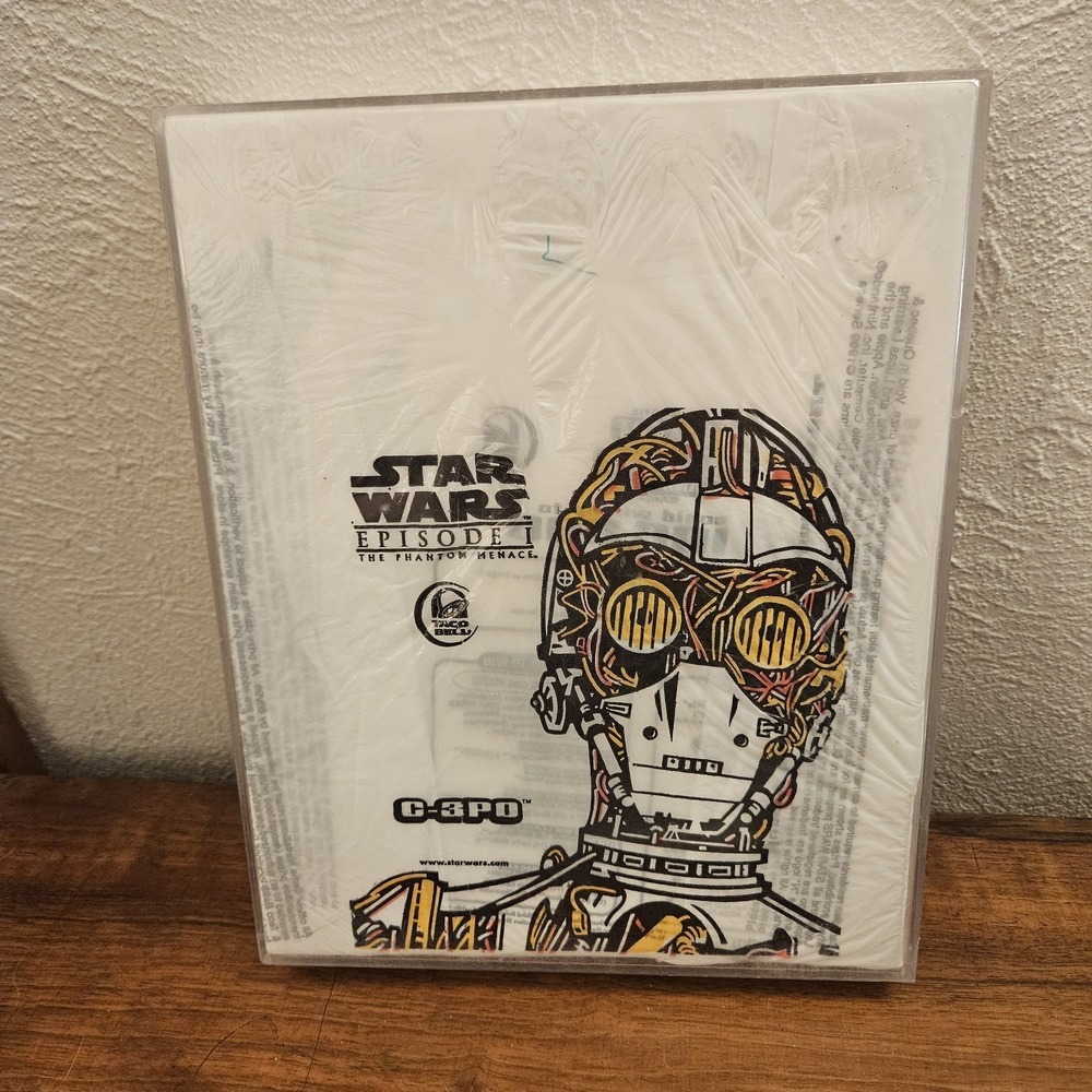 1999 Star Wars Episode‎ 1 The Phantom Menace C3PO (Plastic Bag) Taco Bell
